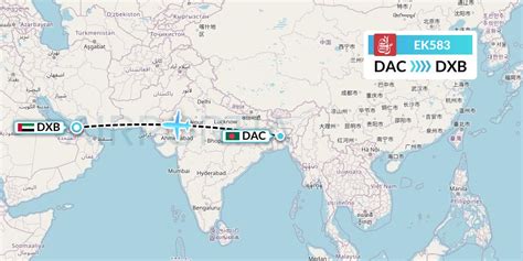 EK584 Flight Status Emirates: Dubai to Dhaka .